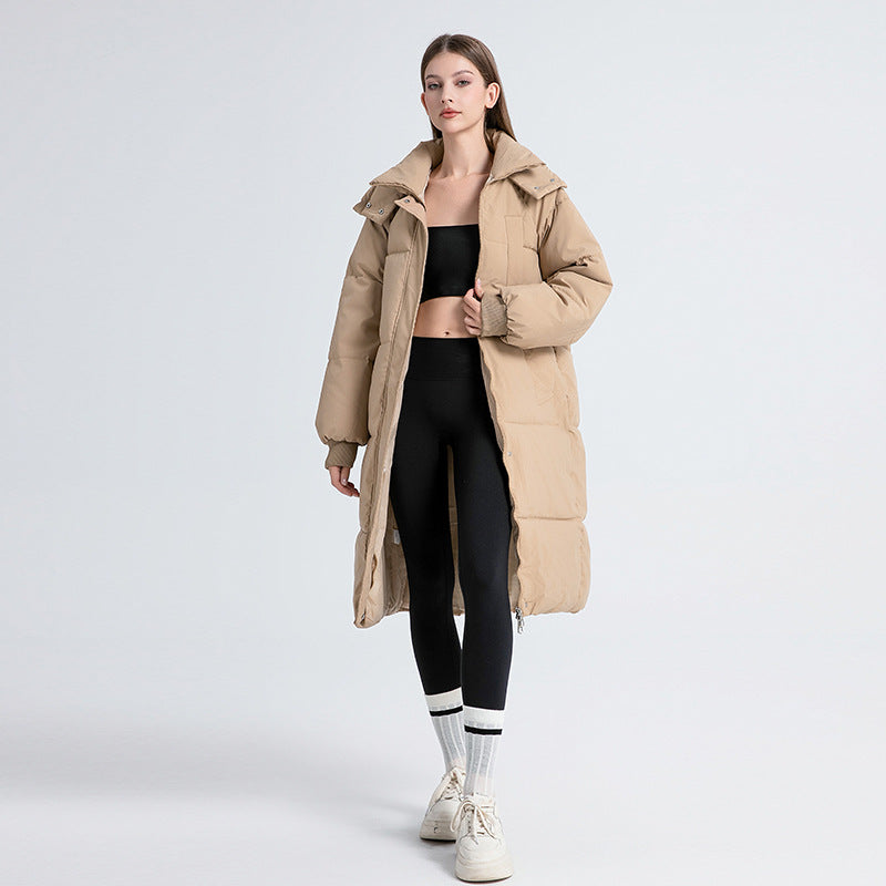 Aurelina - Manteau Long Matelassé Hiver Élégant