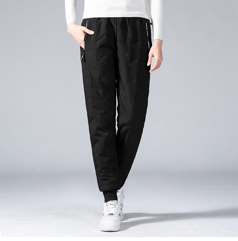 Annika™ - Pantalon de survêtement en laine d'agneau chaud et coupe-vent