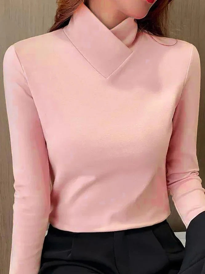 Melanie™ - Pull Élégant à Col Montant