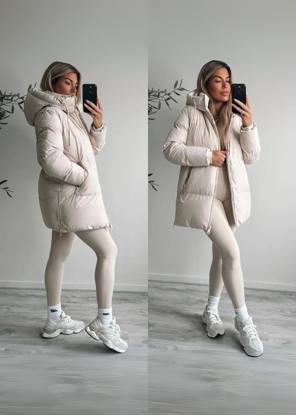 Eléonore™ - Veste Quilted Mi-Longue pour Femme