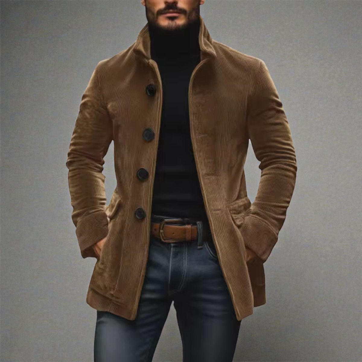 Carel - Veste En Velours Côtelé Homme Élégance Intemporelle