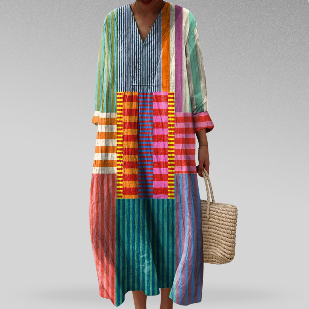 Galatea™ - Robe Géométrique Élégante au Design Moderne et Unique