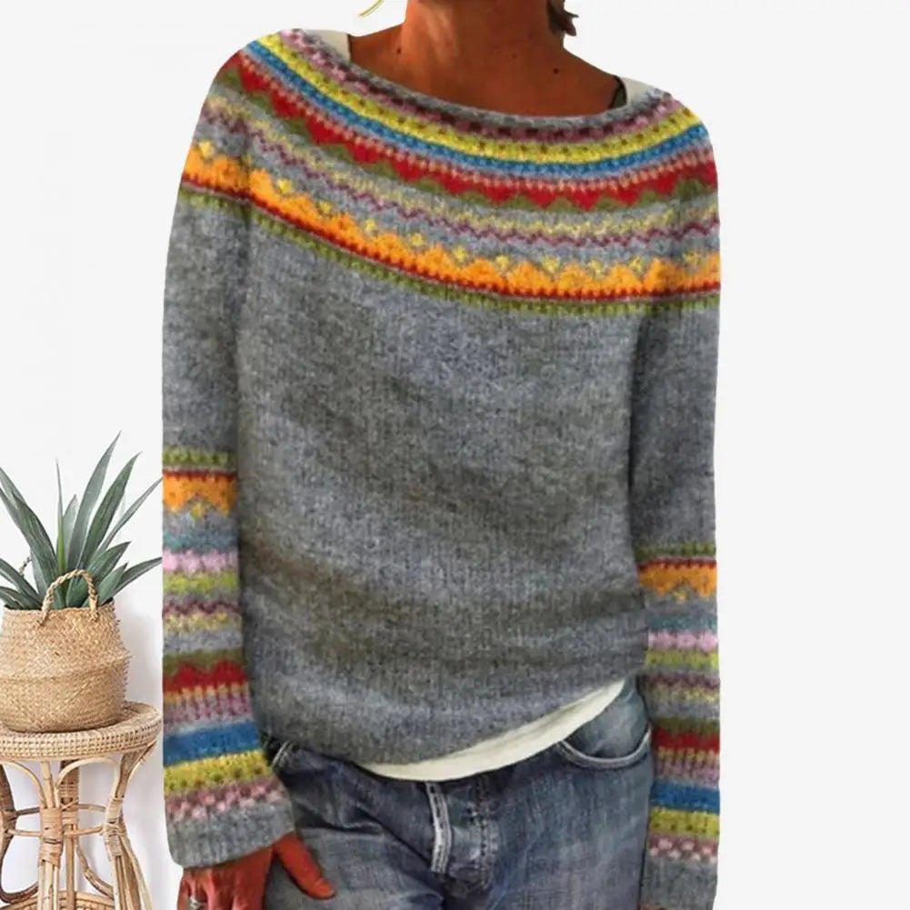 Nathalie™ - Pull Rayé Chic pour l'Automne-Hiver