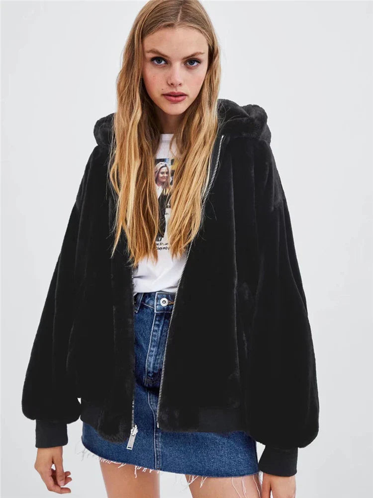 Anne™ - Veste Bomber Réversible Femme Hiver 2024