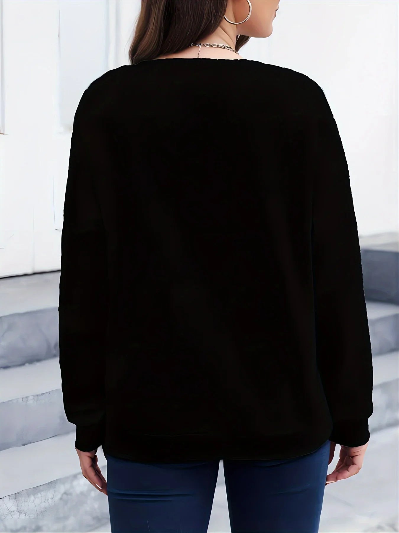 Belle™ - Sweatshirt Femme Imprimé Trois Cœurs