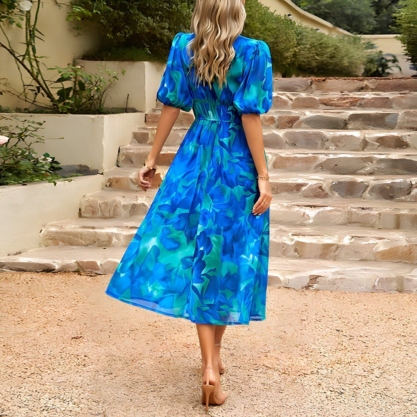Téa™ - Robe Élégante à Décolleté en V