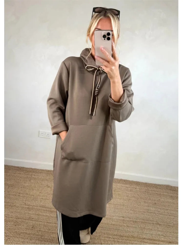 Cyralina - Robe A-Line à Capuche Élégante pour Junior