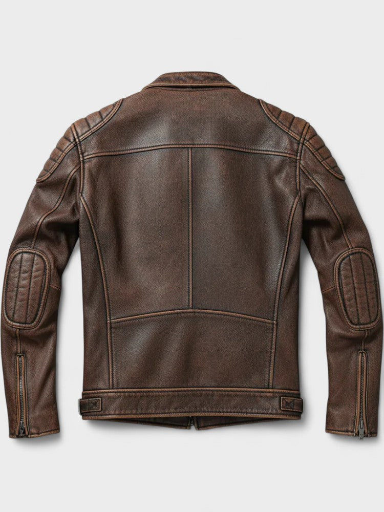 Xavier™ - Blouson Vintage en Cuir Homme