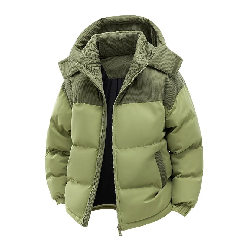 Patrick - Veste matelassée homme à capuche et fermeture éclair