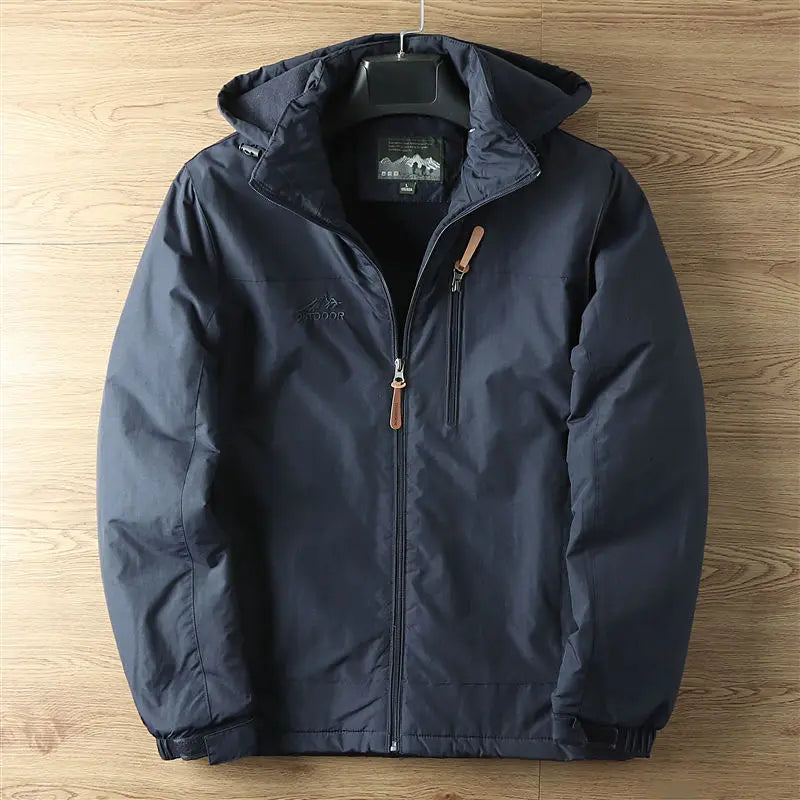 Jeremy - Veste imperméable homme à capuche et fermeture éclair
