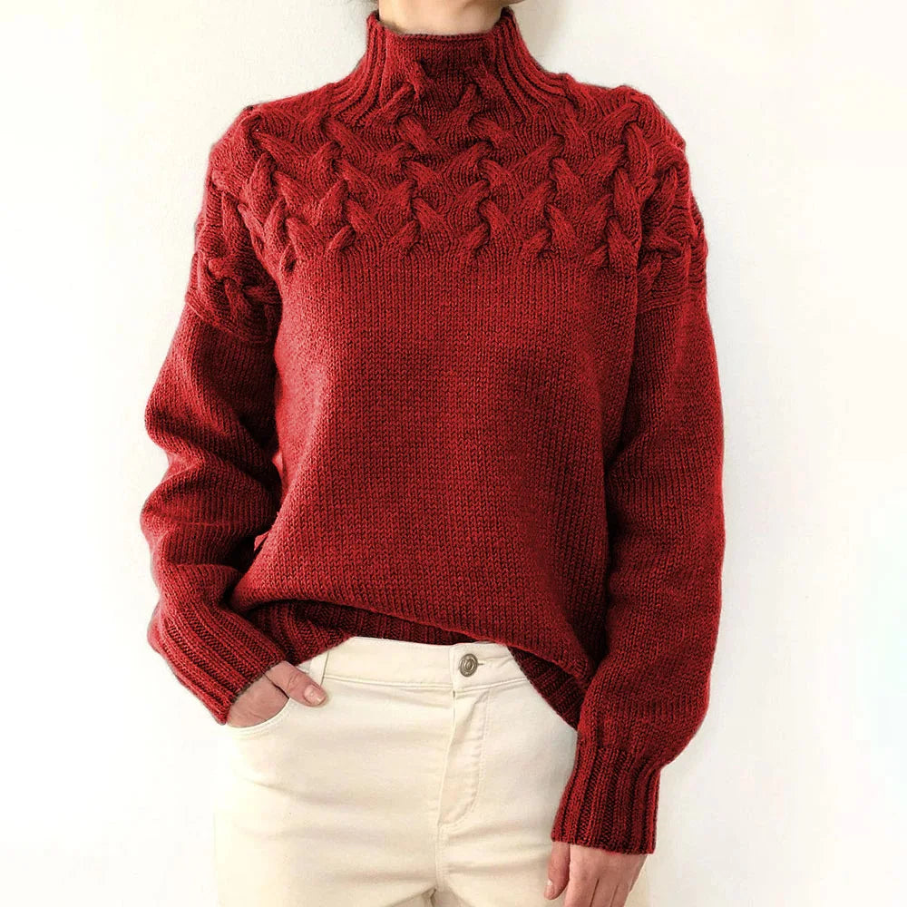 Jehanne™ - Pull Col Roulé Élégant
