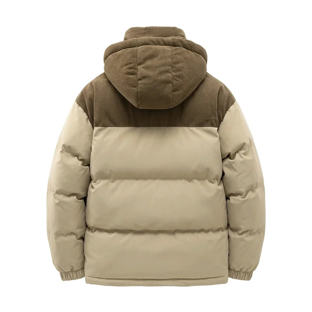 Patrick - Veste matelassée homme à capuche et fermeture éclair
