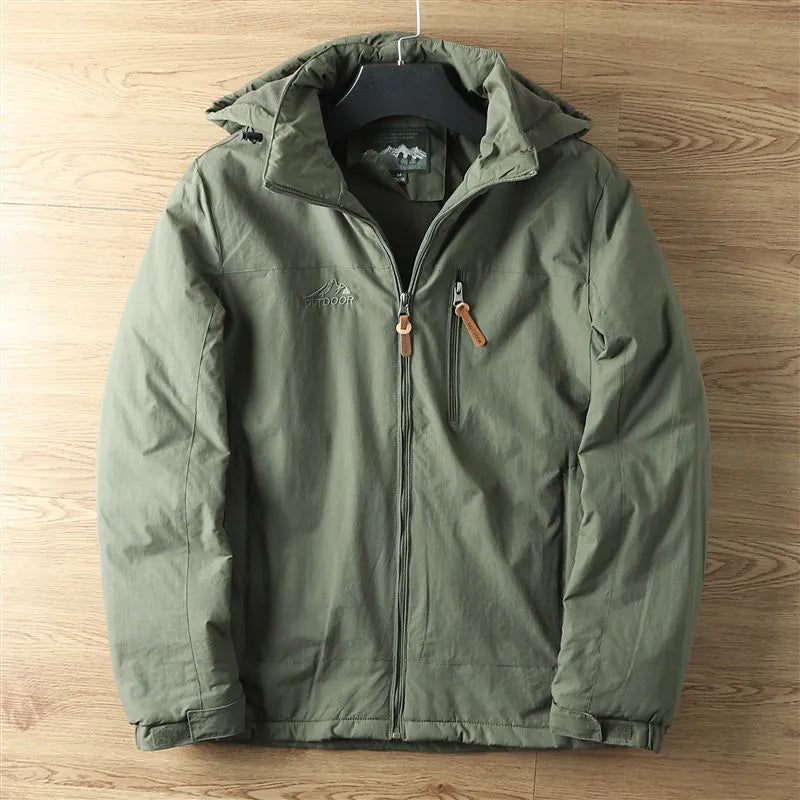 Jeremy - Veste imperméable homme à capuche et fermeture éclair