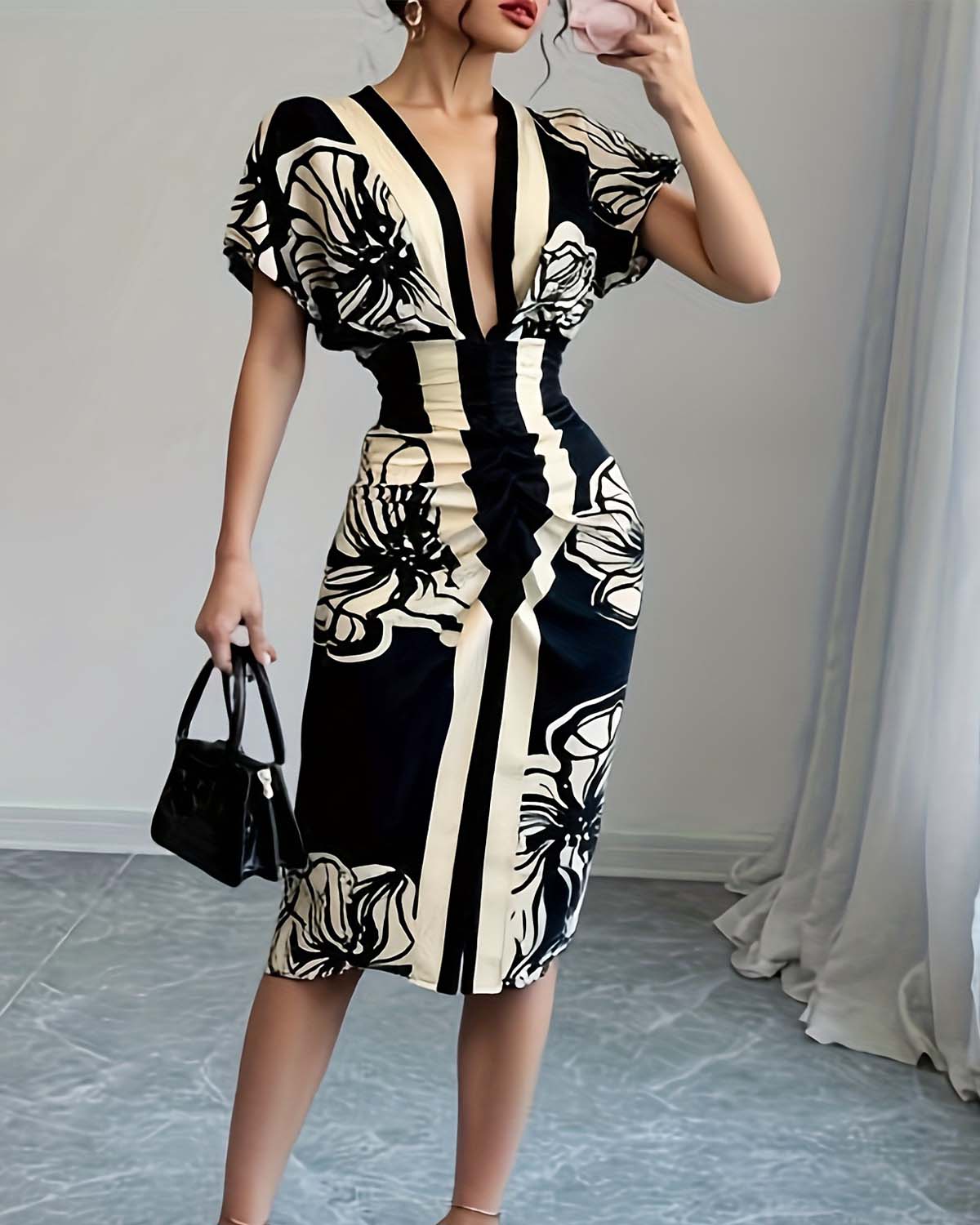Jorelia™ - Robe Plissée Chic – Sophistication et Élégance Intemporelle