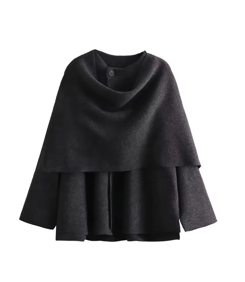 Lizzy™ - Elegante Cape d'hiver