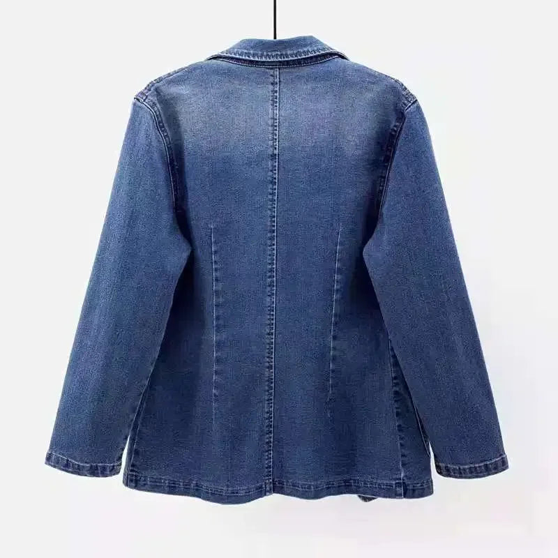 Lunavia™ - Veste en denim élégante pour un style décontracté raffiné