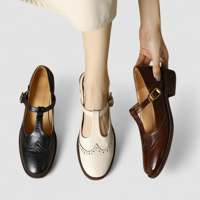Seliora™ - Chaussures Mary Jane orthopédiques pour femme avec boucle ajustable