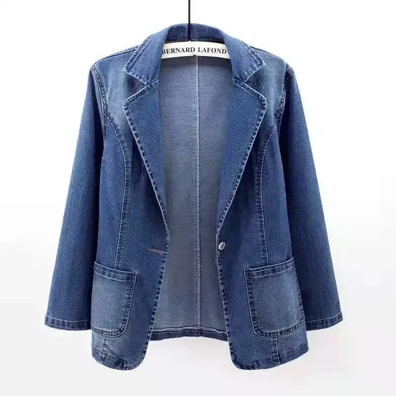 Lunavia™ - Veste en denim élégante pour un style décontracté raffiné