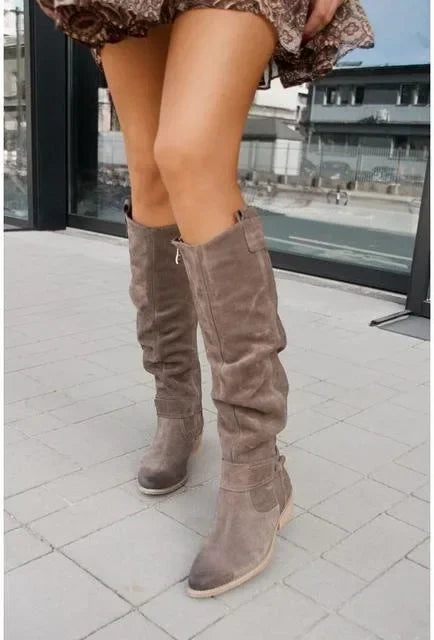 Elke™ - Bottes Cowboy Chic pour un Hiver Confortable