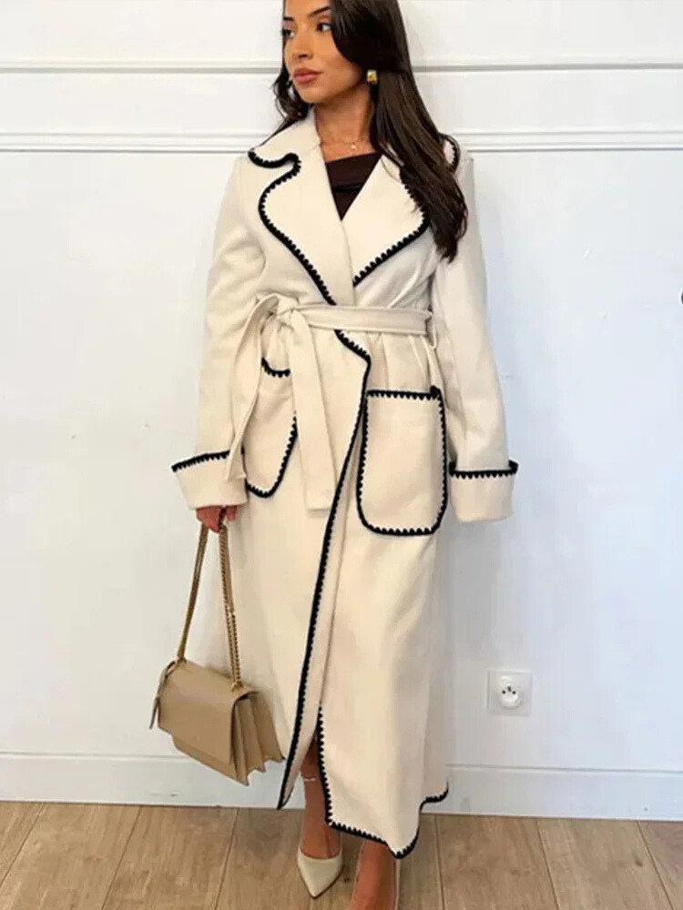 Elea™ - Manteau Long en Laine
