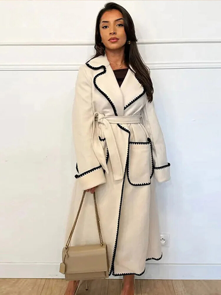 Elea™ - Manteau Long en Laine