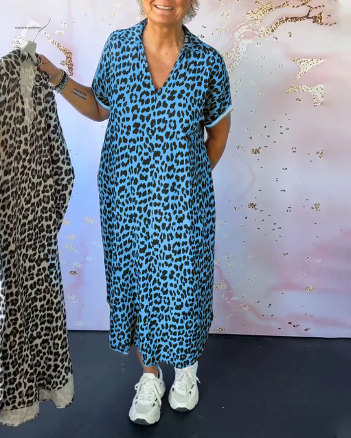 Jaya™ - Robe Léopard Élégante