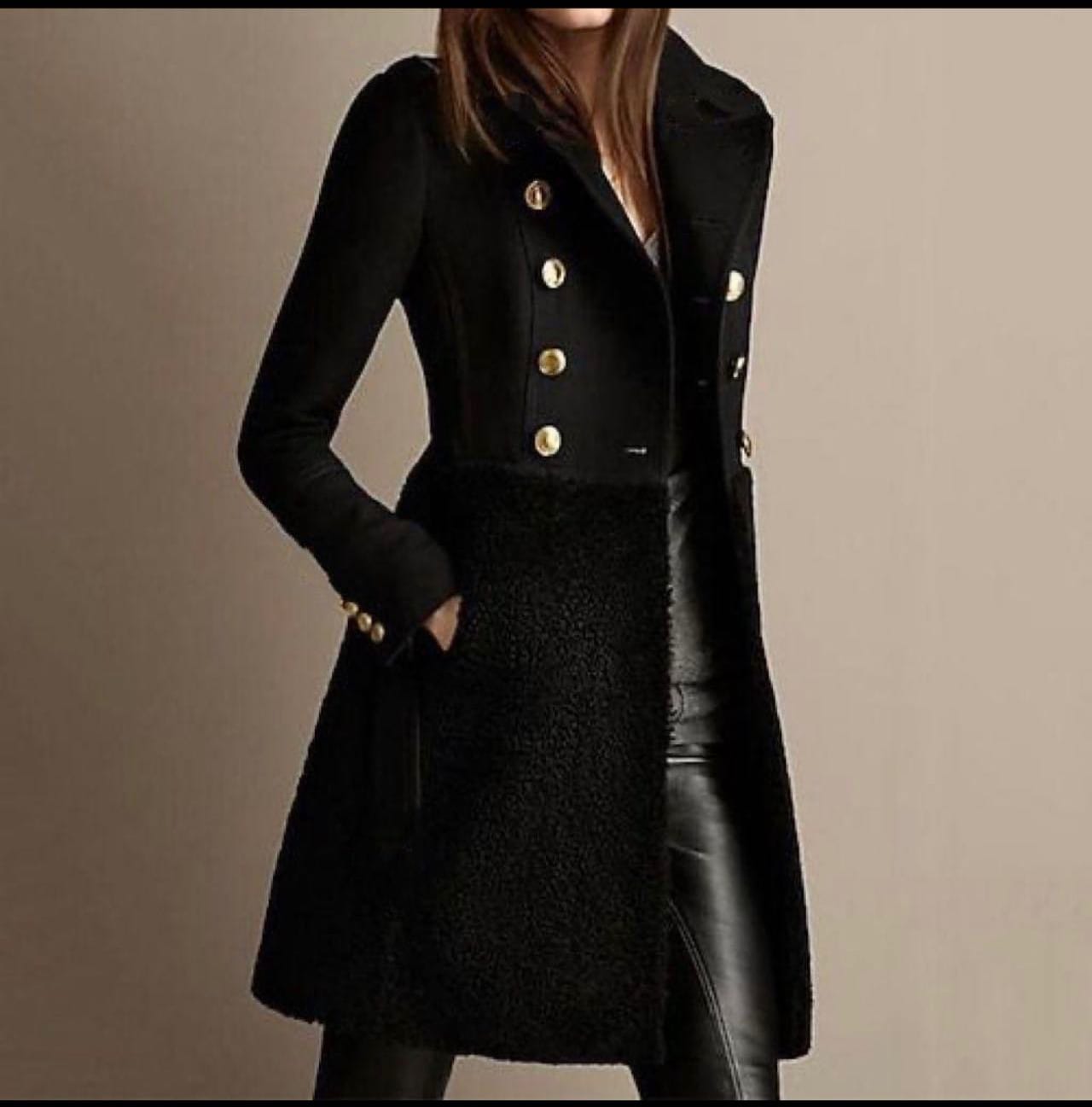 Pavielle - Manteau d’Hiver Élégant à Double Boutonnage avec Poches