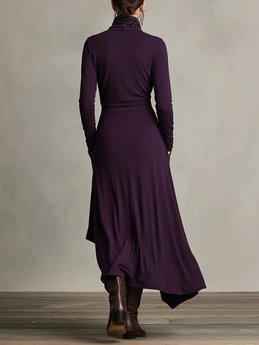 Gisavelle - Maxi Asymétrique Élégante de Soirée