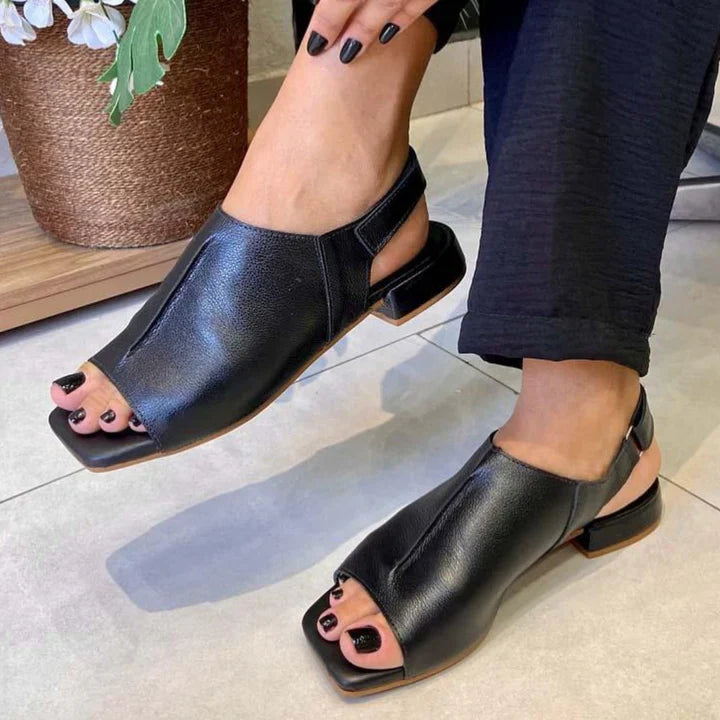 Blyzara™ - Sandales ouvertes femme confort élégant à talon bas moderne