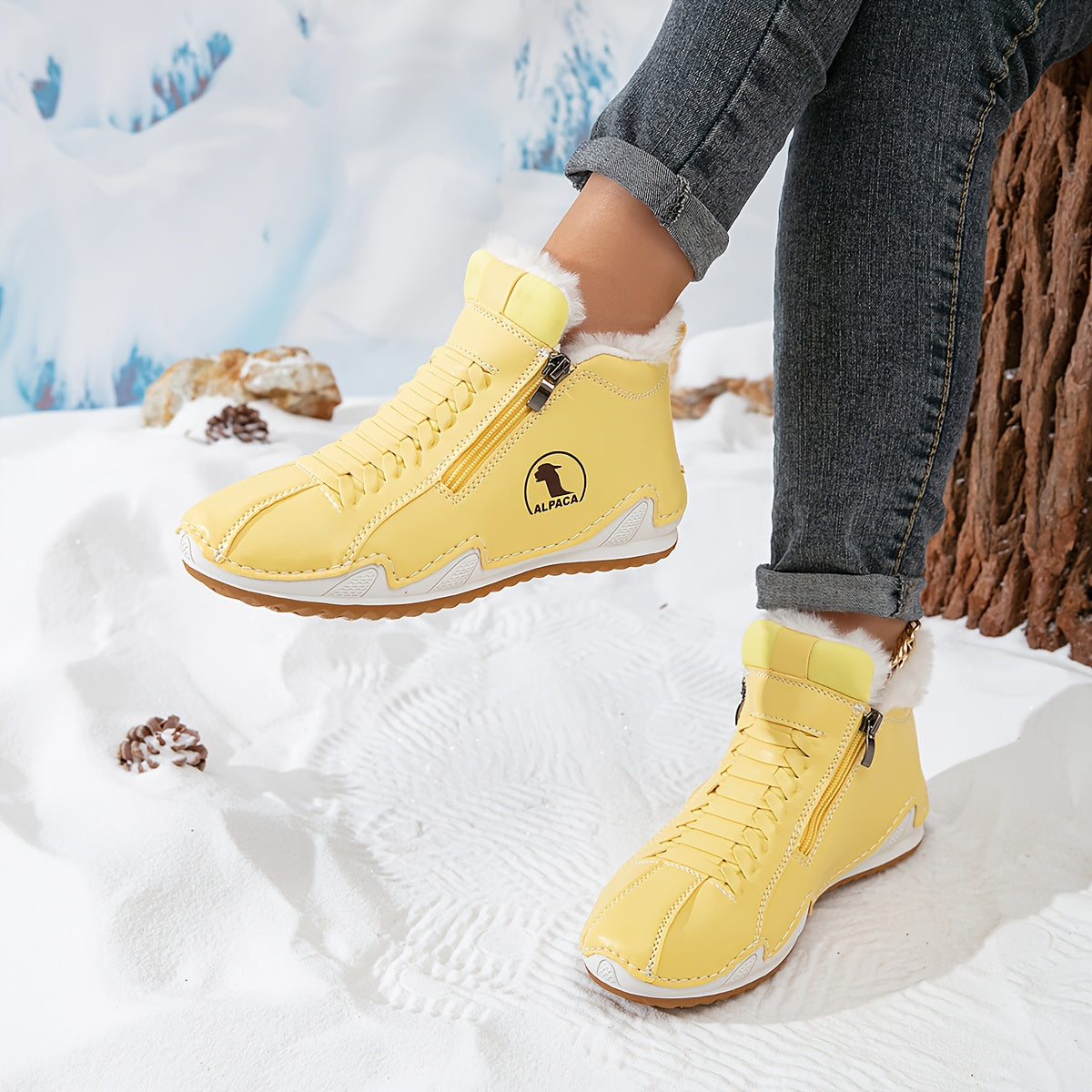Kaliravienne - Bottines Hiver Ergonomiques Confort Plus