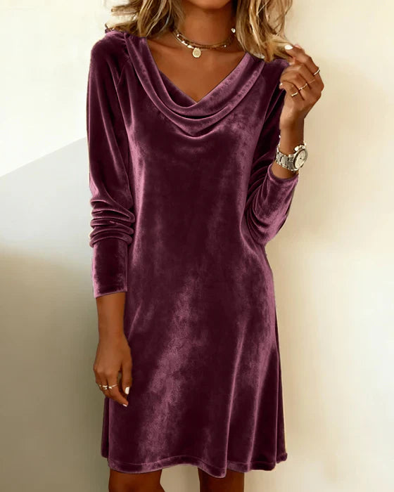 Rhosellea™ - Robe en Velours pour Femme