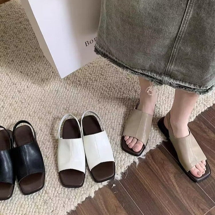 Blyzara™ - Sandales ouvertes femme confort élégant à talon bas moderne