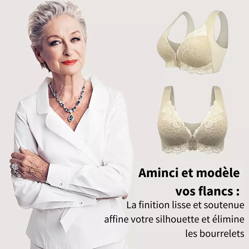Cira™ - Soutien-gorge sans fil avec fermeture frontale (paquet de 3)
