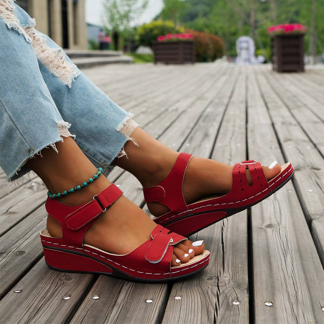 Nolwenn™ - Sandales Sport à Talon Compensé Confortables et Élégantes
