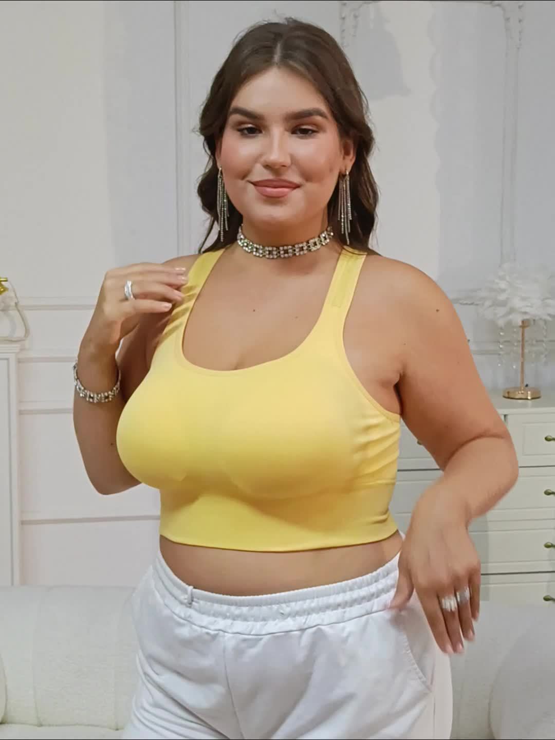 Vittoria™ - Brassière Sportive Grande Taille avec Coussinets Amovibles et Bretelles Réglables