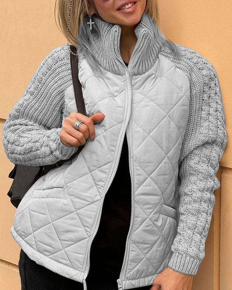 Bravina™ - Veste en Fleece Tricotée Décontractée