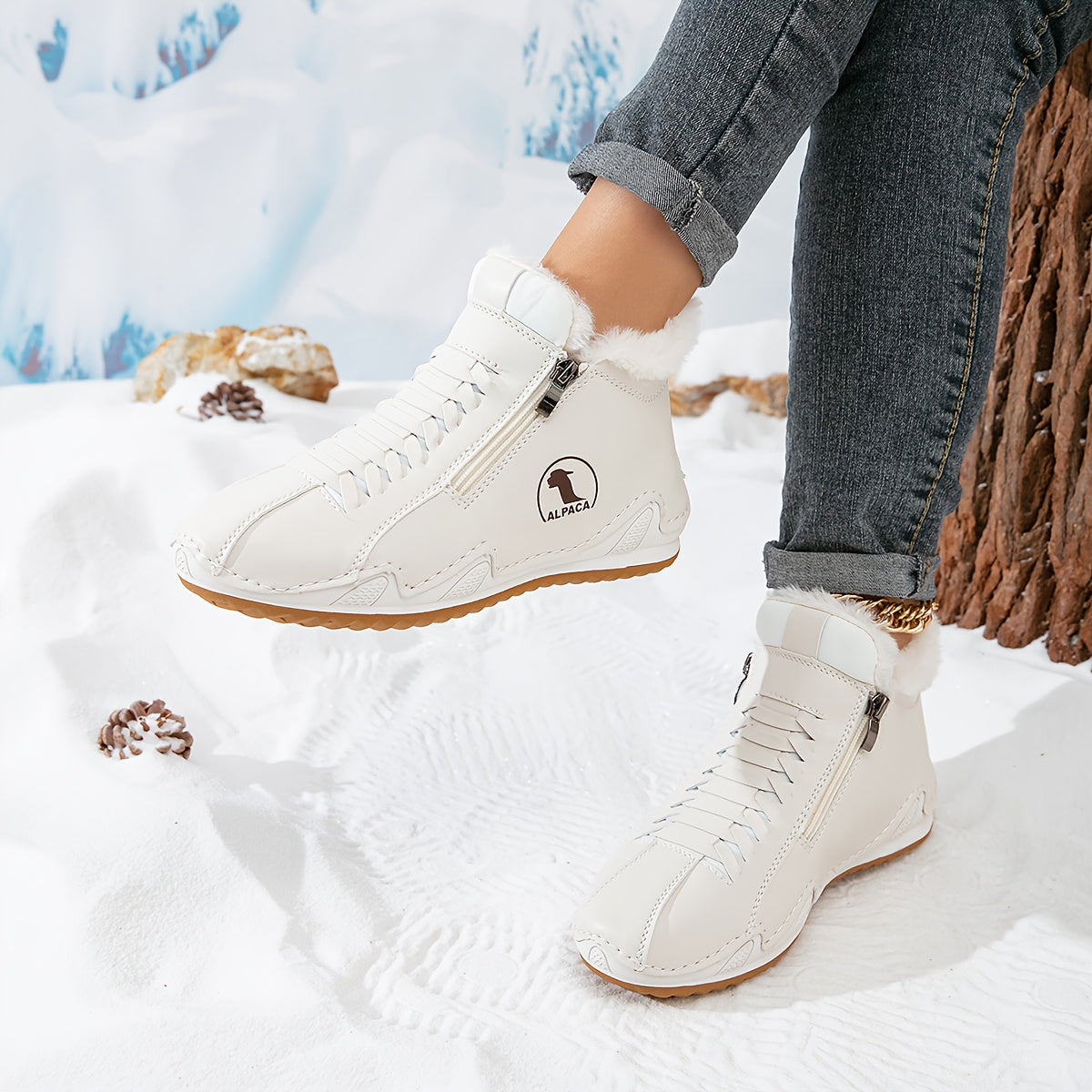 Kaliravienne - Bottines Hiver Ergonomiques Confort Plus