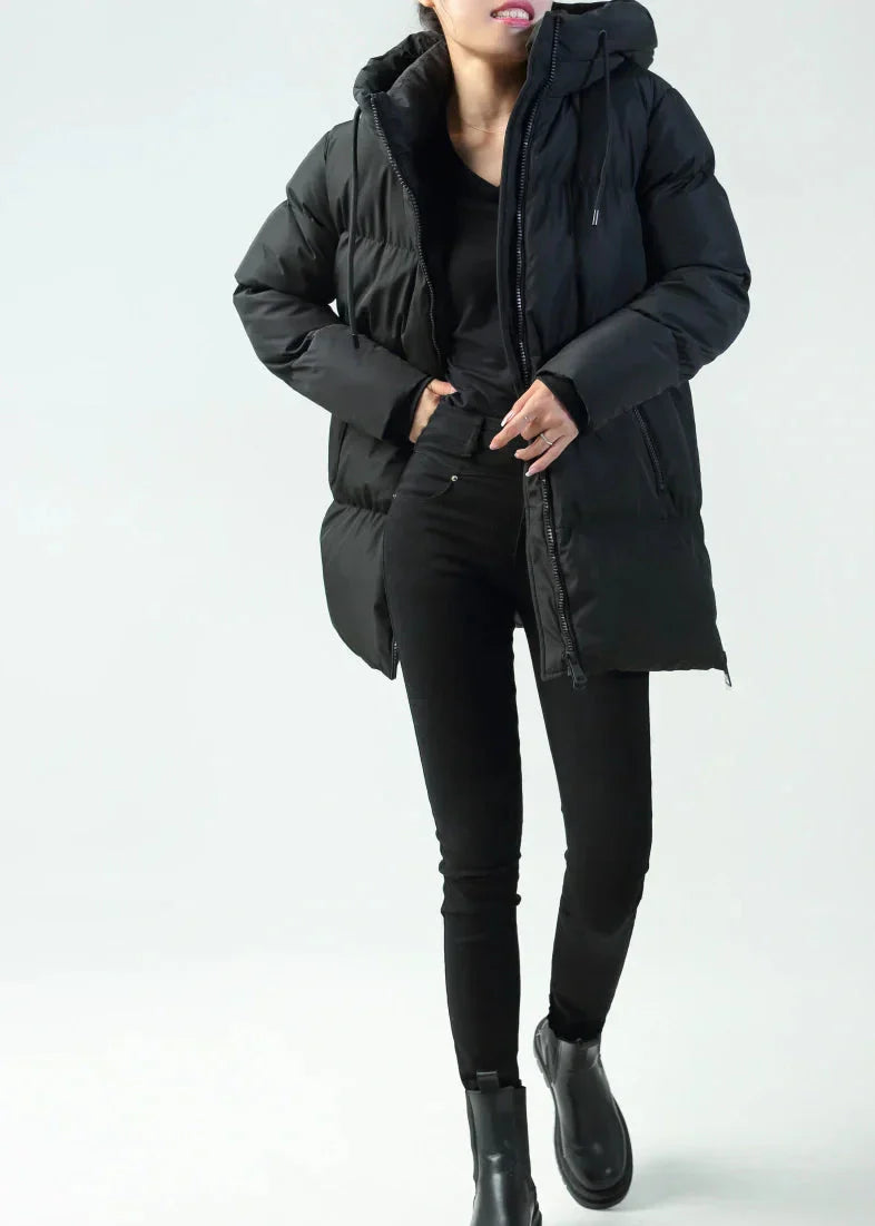Eléonore™ - Veste Quilted Mi-Longue pour Femme