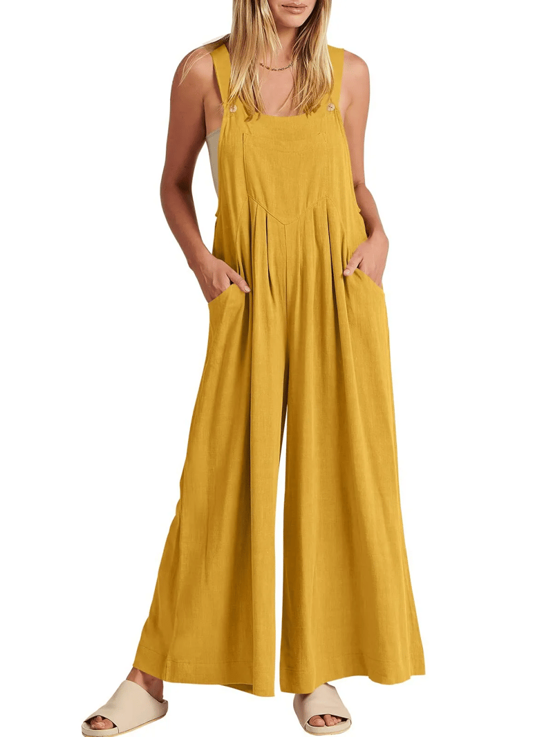 Giulena™ - Combinaison Sans Manches à Jambes Larges