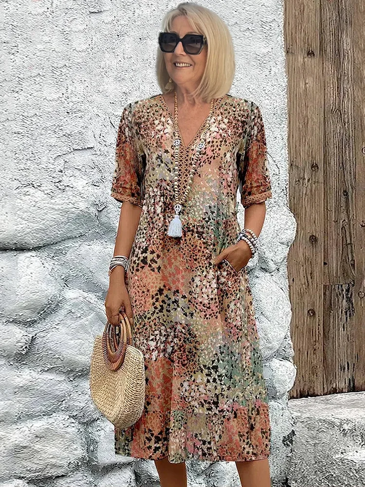 Coraline™ - Élégance et Modern Robe Midi