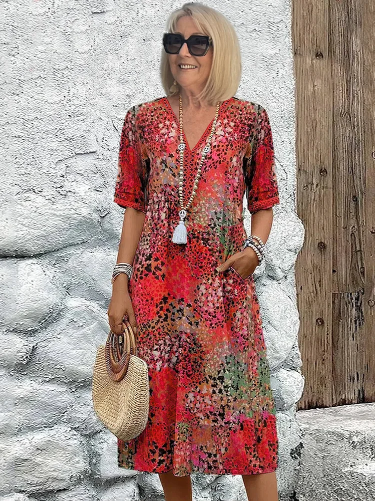 Coraline™ - Élégance et Modern Robe Midi