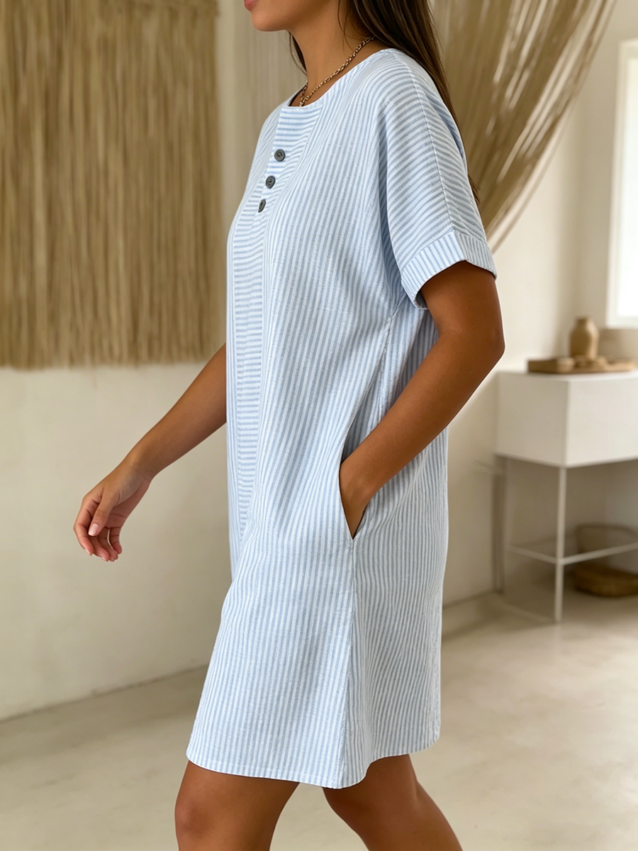 Nelyxa™ - Robe Femme Fluide Respirante Décontractée Usage Quotidien