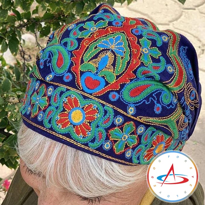 Ravelle™ - Bandanas Et Casquettes Brodés À La Main Aux Motifs Colorés