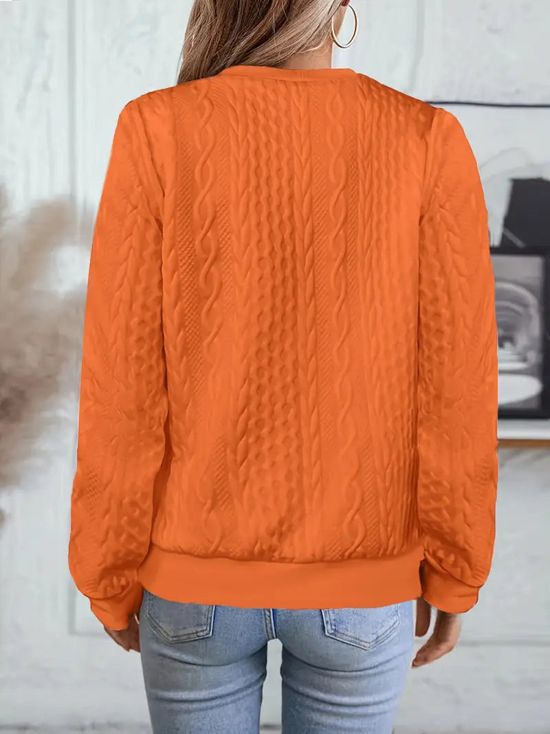 Elanisse™ - Veste Casual Femme à Col Baseball, Fermeture Éclair, Tissu Texturé