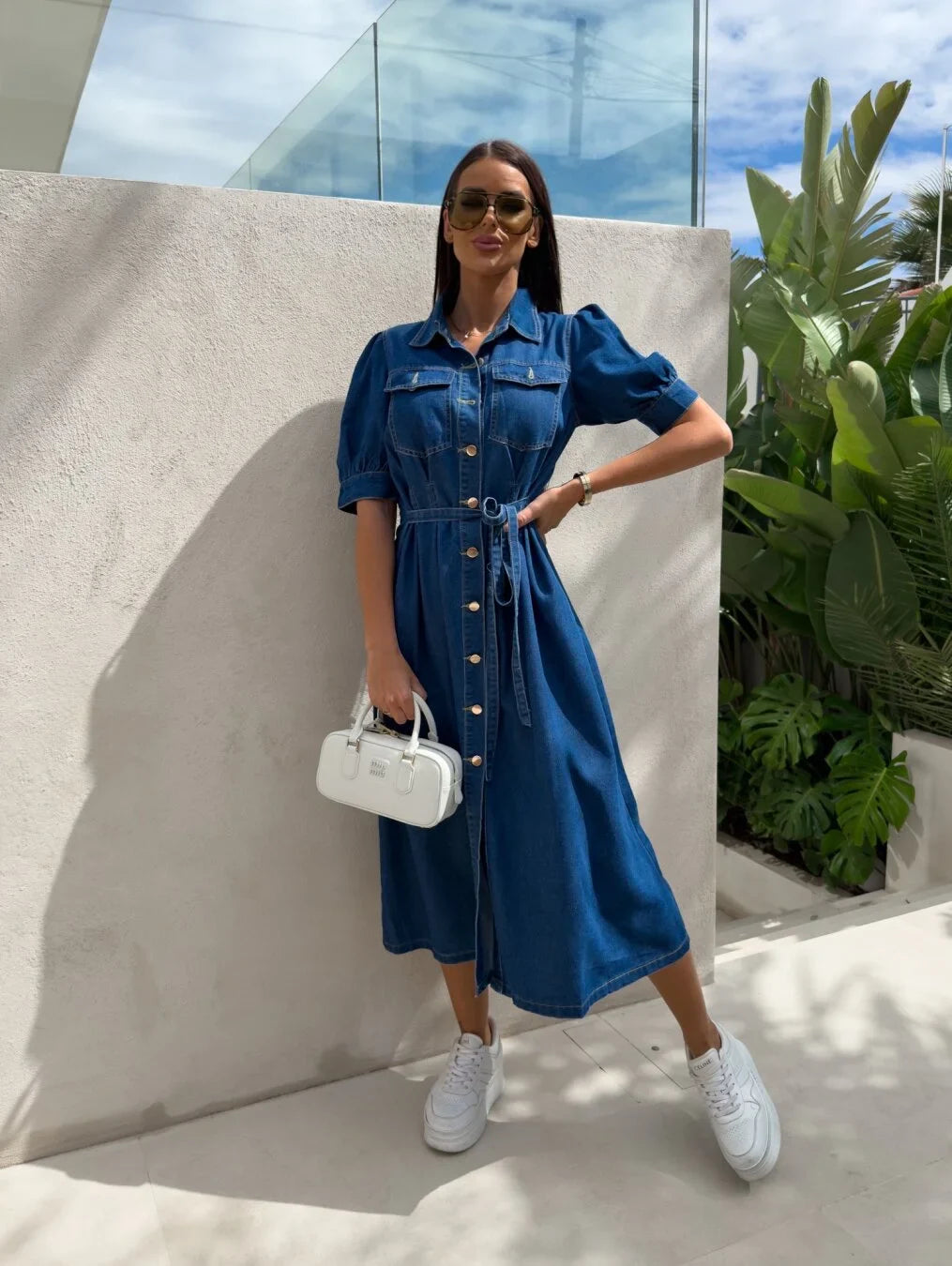 Daphne™ - Robe en denim Sunshine