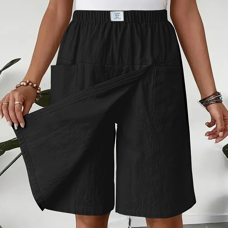 Mirevyn™ - Robe décontractée femme taille élastique short jupe asymétrique