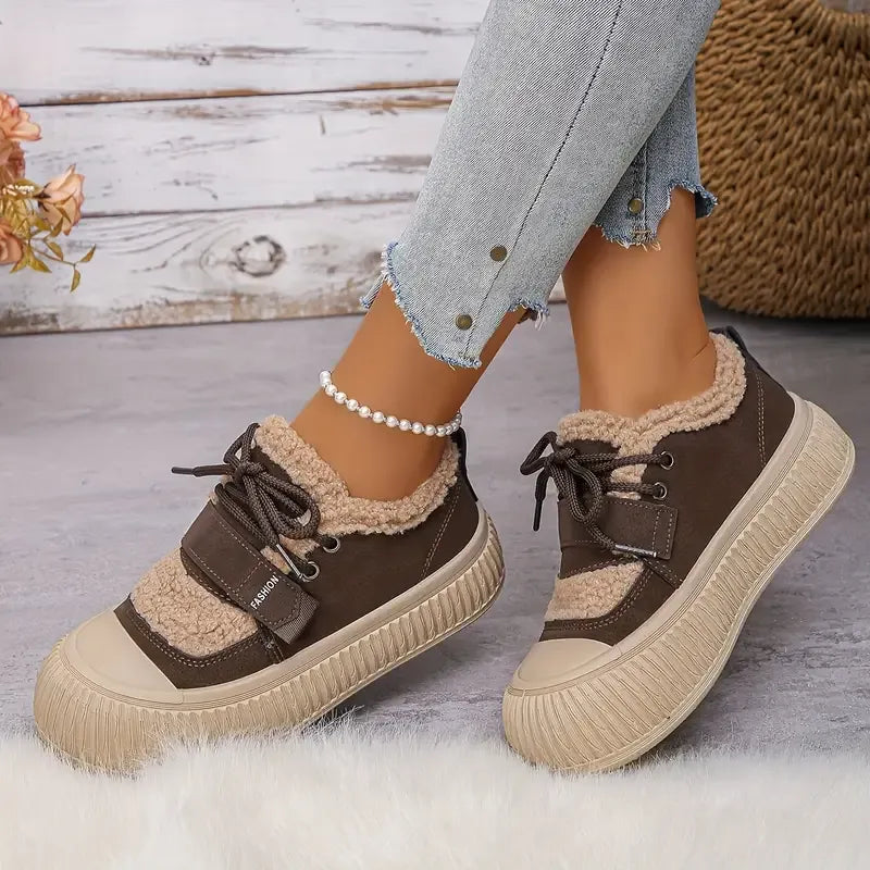 Nirelia™ - Baskets Chaudes Confort Hiver pour Femmes