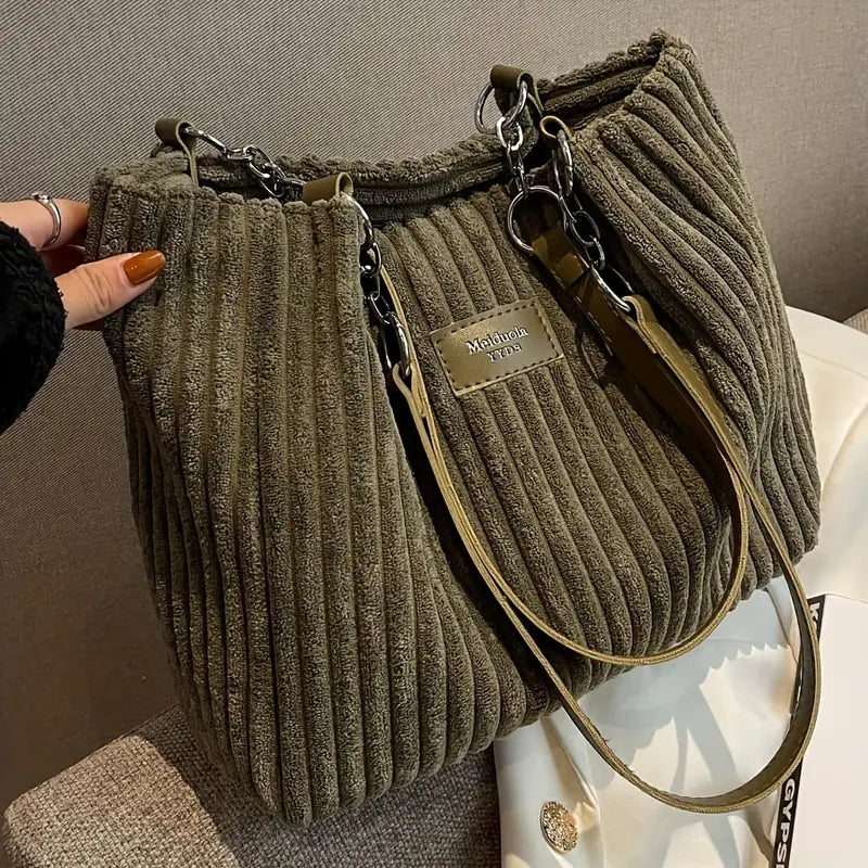 Huguette™ - Sac Fourre-Tout en Coton et Cordons