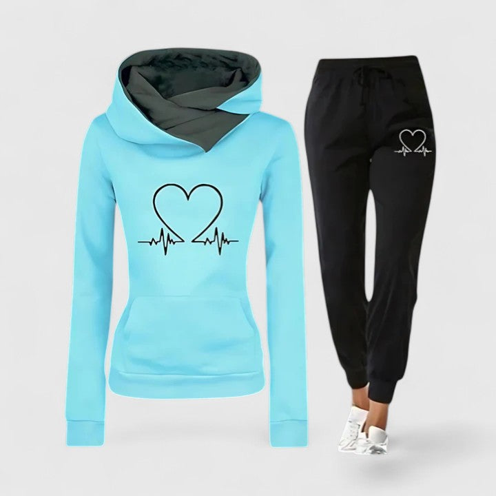 Constance - Ensemble femme sweat à capuche avec pantalon confortable