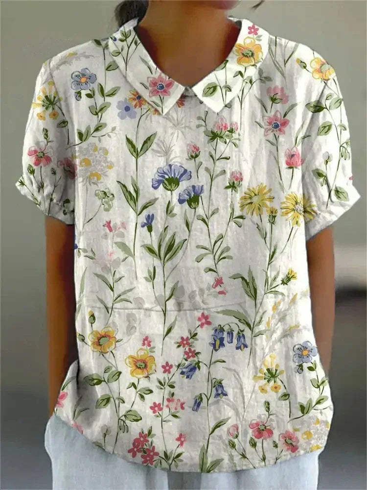 Ombeline™ - Chemise Florale Élégante